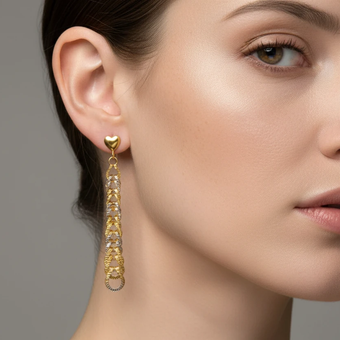 “Heart Cascade Drop” (3.16 گرم)