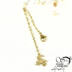 آویز ساعت ماه تولد دی استیل کد 8572