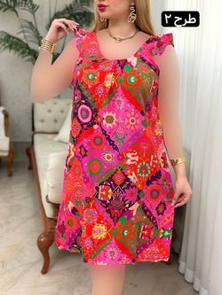 پیراهن نخی فرشته 3724