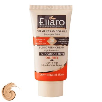 کرم ضد آفتاب رنگی الارو SPF30 مدل High Protection محافظ UVA ،UVB، ضد جوش و آکنه، ضد آب، ضد حساسیت، مناسب پوست چرب تحت لیسانس حجم