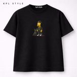 تیشرت باکسی طرح سیمپسون‌ها 100٪ پنبه | کد 1383