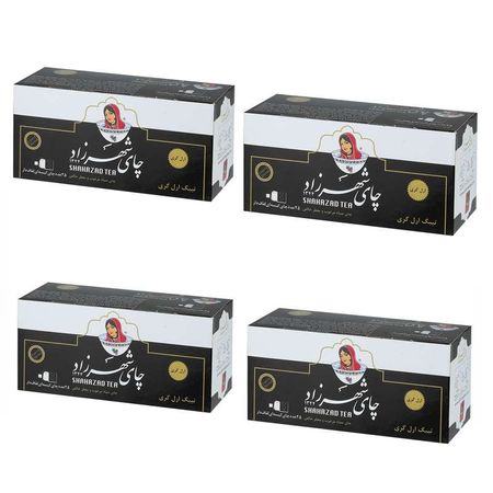 چای تی بگ عطری 25عددی شهرزاد -پک 6عددی