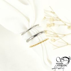 پک انگشتر طرح رینگ برند استیل کد 8618
