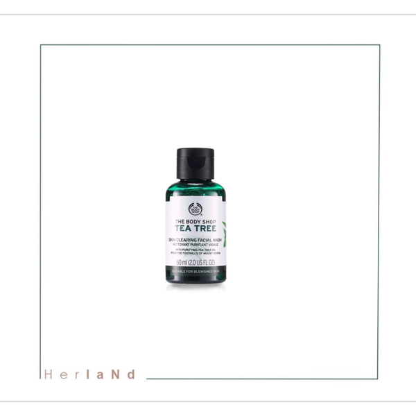 ژل شستشوی صورت درخت چای بادی شاپ 60میلی (The Body Shop) TEA TREE