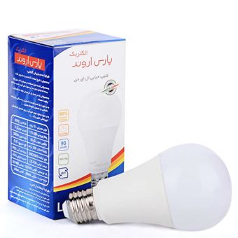 لامپ 9وات پارس اروند مدل حبابی پایه E27 بسته 50 عددی