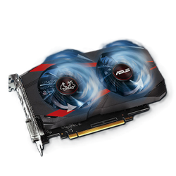 کارت گرافیک Asus GTX1050 2GB GDDR5 بدون سوکت پاور مناسب مینی کیس و کیس - استوک