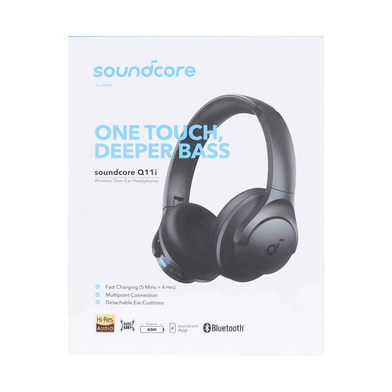 هدفون بی سیم Anker مدل Soundcore Q11i A3005HA1 - خاکستری (گارانتی شش ماهه شرکتی)