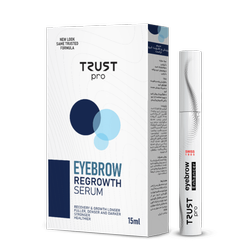 سرم رویش و تقویت ابرو تراست Trust دارای تأییدیه Swiss Fine Cosmetic حجم 15 میل