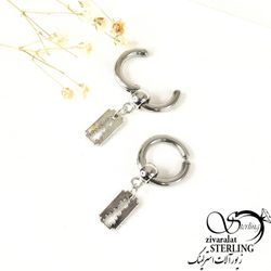 پیرسینگ استیل فیک آویز طرح تیغ کد 8717