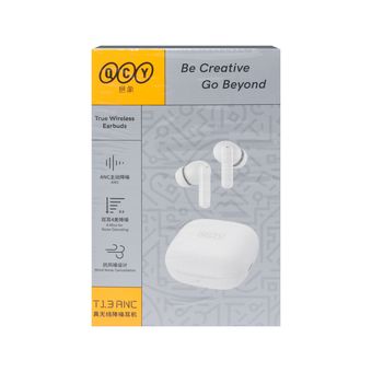 ایرفون بی سیم QCY مدل T13 ANC - سفید (گارانتی شش ماهه شرکتی)