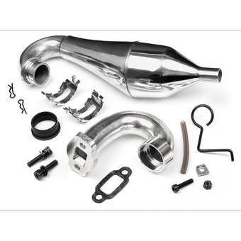 اگزوز شیپوری #87401 - ALUMINUM TUNED PIPE SET W/ HD STEEL HEADER (BAJA)(کارکرده )