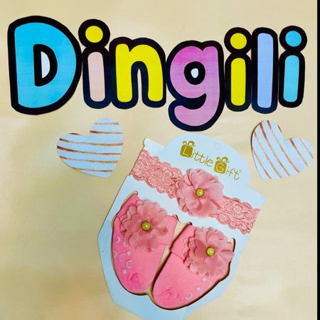 ست هدبند و جوراب طرح گل