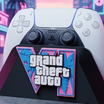 استند دسته بازی PS5 طرح جی‌تی‌ای‌ 6 | GTA VI