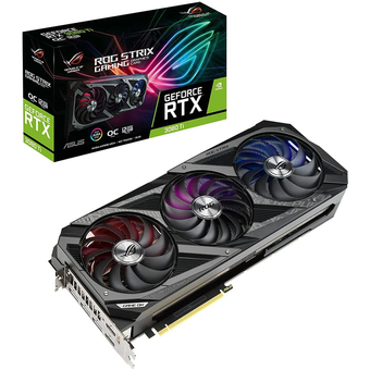 کارت گرافیک ایسوس مدل Asus ROG Strix GeForce RTX 3080 Ti OC Edition Gaming 12GB GDDR6X- کارکرده و تمیز