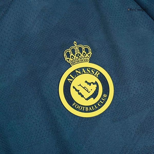 تی شرت  آستین کوتاه ورزشی مردانه مدل النصر عربستان پلیری کد Away 2023