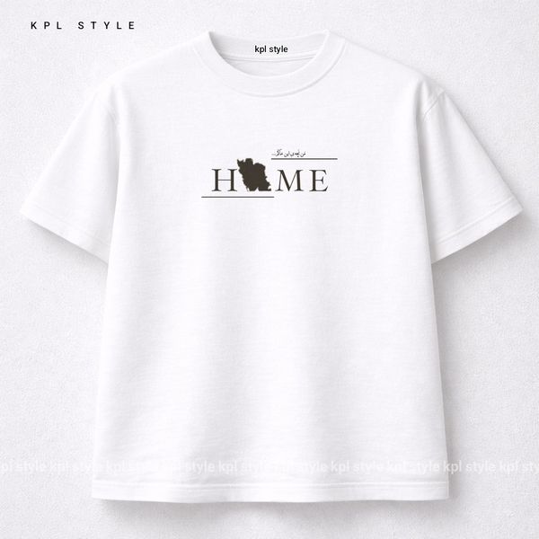 تیشرت طرح هویت ایرانی قواره باکسی | %100 پنبه گرم بالا کد 1234