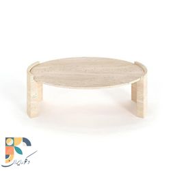 "میز جلومبلی کلاسیک و خاصFORM-B2 سنگ تراورتن خالص با طراحی منحصربه‌فرد"