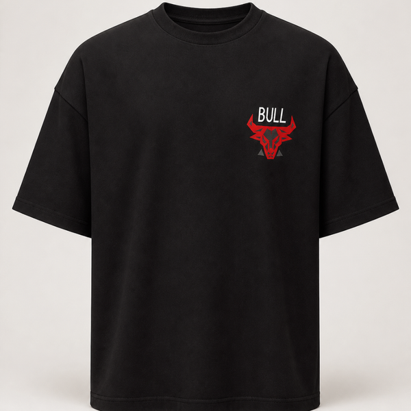 تیشرت مردانه یقه گرد برند HK طرح BULL (کالکشن بهاره/تابستانه)