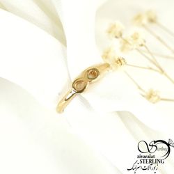 انگشتر بینهایت برند طلاروس کد 8848