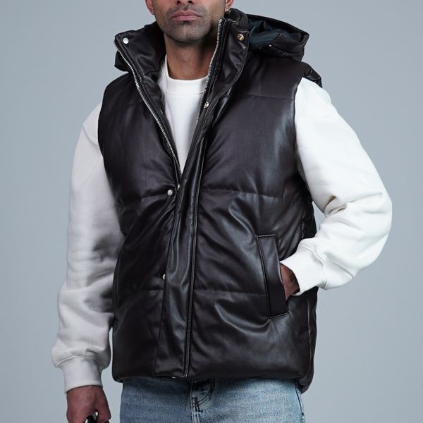 پافر چرمی برند ZARA کد 161010