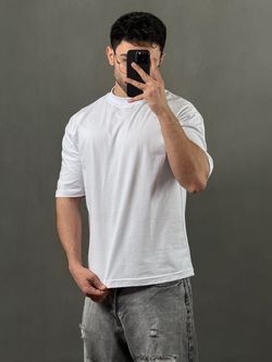 تیشرت ساده نخ پنبه سفید