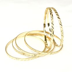 پک النگو 6عددی طلاروس 3میل طرح دالبری کد 8948