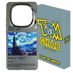 کاور تام قاب مدل ونگوگ طرح شب پر ستاره مناسب برای گوشی موبایل شیائومی Redmi Note 14 Pro 5G