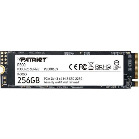 SSD Internal PATRIOT P300 M.2 2280 NVMe 256GB