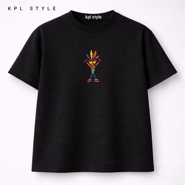 تیشرت باکسی 100٪ پنبه طرح (CRASH) | کد 1385