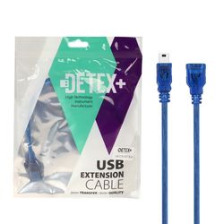 کابل افزایش طول 30 سانتیمتری DETEX+ A/5Pin - آبی