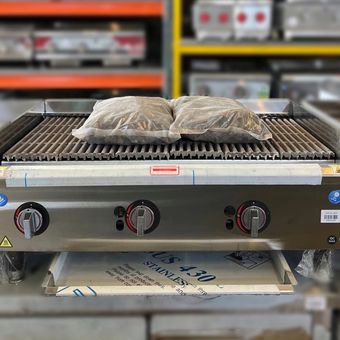 گریل گازی 90 سانت ذغالی