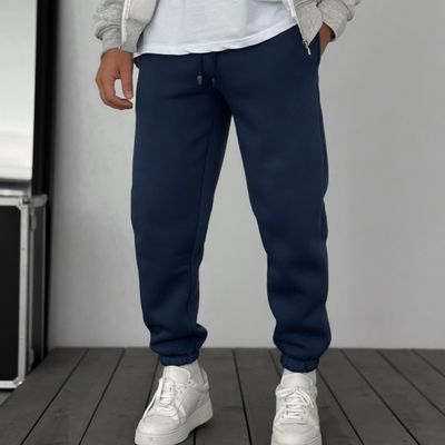 شلوار جاگر سرمه ای