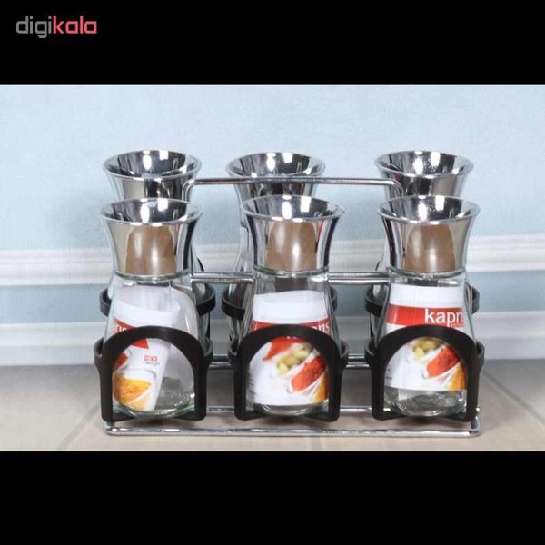 جای ادویه کاپریس مدل 604 مجموعه 6 عددی