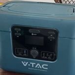 پاور استیشن قابل حمل V-TAC 1000W مدل VT-1001 با ظرفیت باتری 328 هزار میلی آمپر ساعت