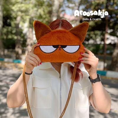 کیف گربه نارنجی