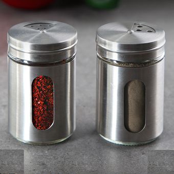 نمک پاش و فلفل پاش پروتی مدل Metallo کد 13674 بسته 2 عددی