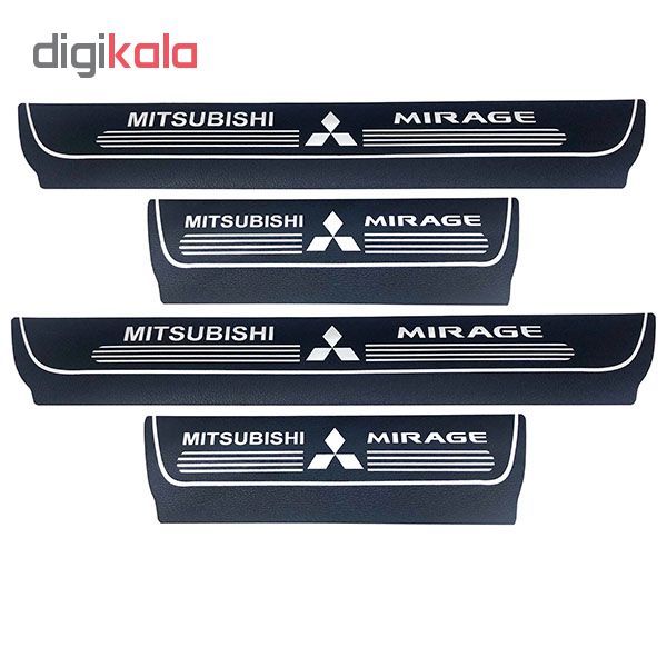 برچسب پارکابی خودرو کد SK020 مناسب برای میتسوبیشی میراژ مجموعه 4 عددی*987