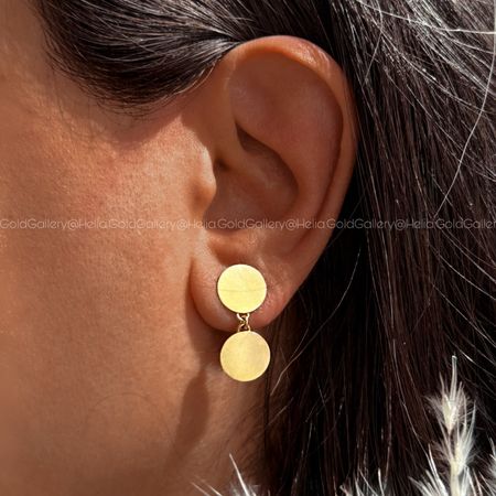 گوشواره لیزری دو دایره