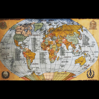 تابلوی جهان نما بافت تبریز بزرگ