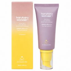 ضد آفتاب مینرال هاروهارو واندر برنج سیاه SPF50+ مخصوص پوست حساس حجم 50 میل | Haruharu Wonder Black Rice
