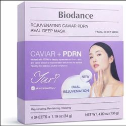 ماسک ورقه‌ای بایودنس خاویار (سفت‌ کننده و جوانساز) PDRN | Biodance Rejuvenating Caviar PDRN Real Deep Mask