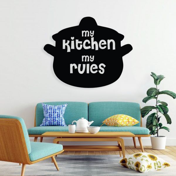 استیکر دیواری طرح قابلمه و آشپزخانه