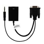 مبدل VGA به HDMI مدل EM20G03 به همراه کابل صدا