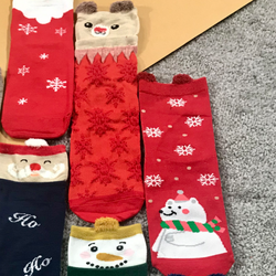 جوراب نیمساق وارداتی خرس قطبی و دونه برف گوش پشمی