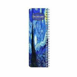 دفتر برنامه ریزی مدل تو دو لیست ونگوگ شب پر ستاره کد 02 - جین 12 عددی