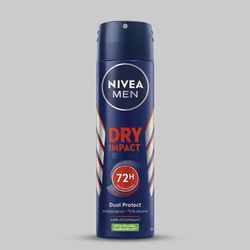 اسپری ضد تعریق مردانه نیوآ مدل Dry Impact 72h حجم 150 میلی لیتر