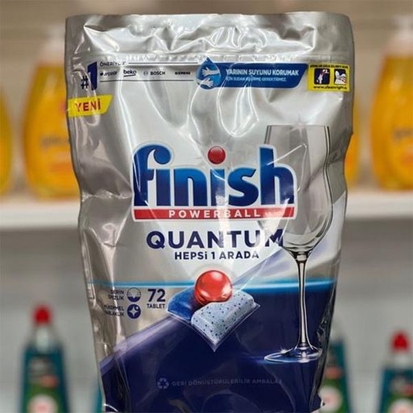 قرص ماشین ظرفشویی فینیش مدل Quantum Hepsi 1 Arada بسته 72 عددی