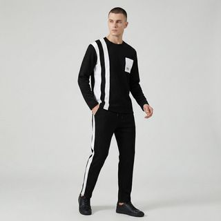ست تیشرت آستین بلند و شلوار راحتی مردانه مدل P-03