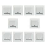 کلید تک پل ایران الکتریک مدل ارس بسته 10 عددی