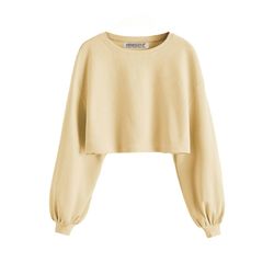 کراپ‌ تی‌شرت آستین بلند زنانه آرمادیا مدل کبریتی فلورانس کد CR04